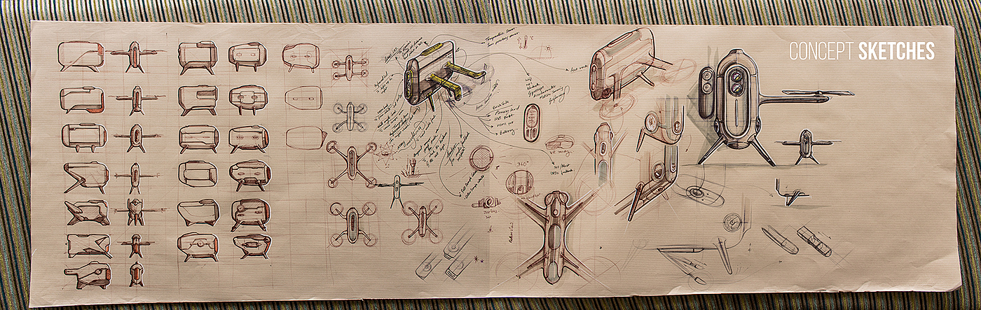 UAV，conceptual design，remote，draw a map，collection，assistant，