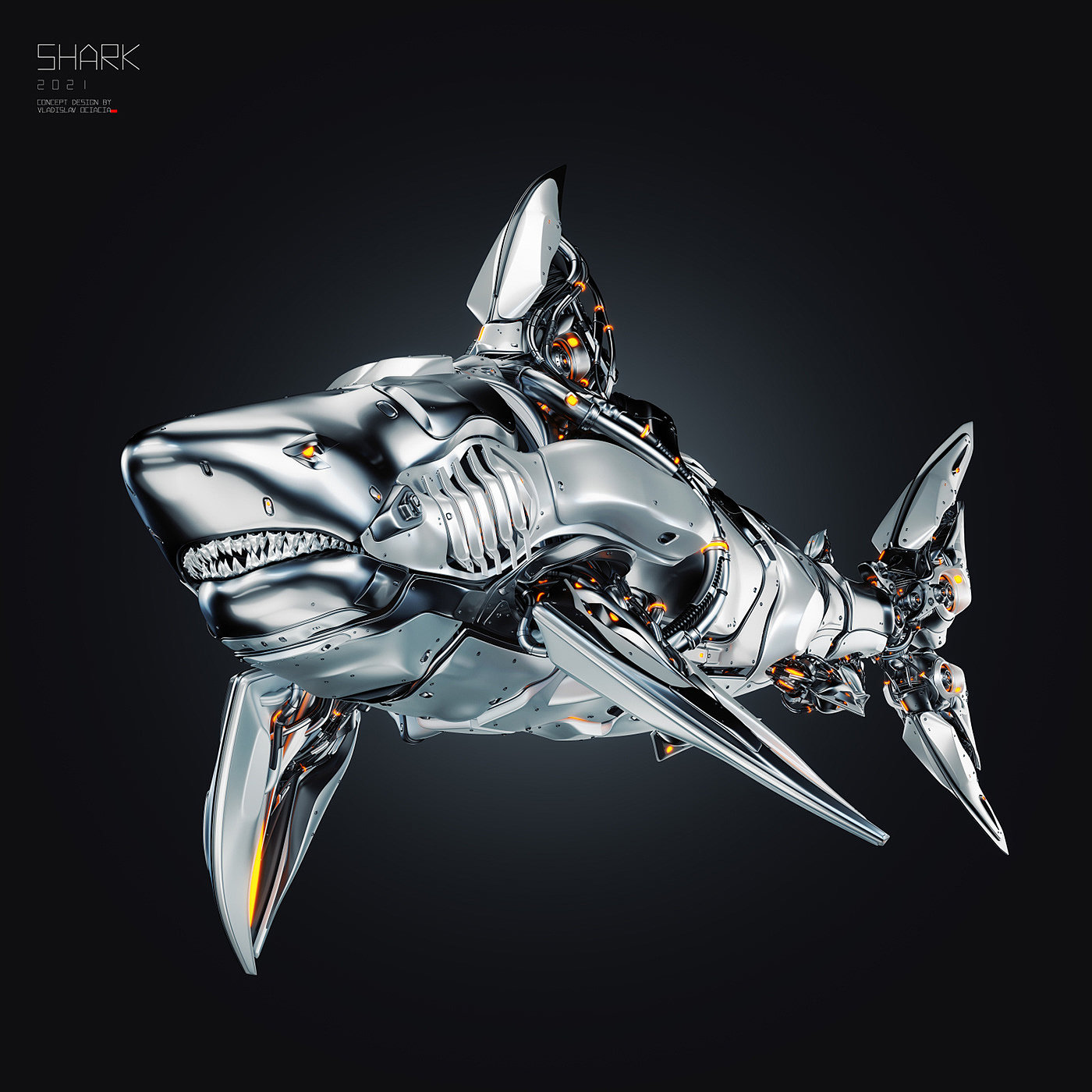 shark，illustration，Character design，cgi，