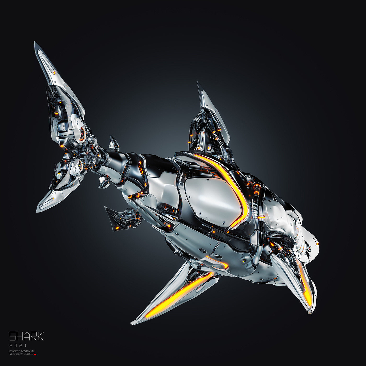 shark，illustration，Character design，cgi，