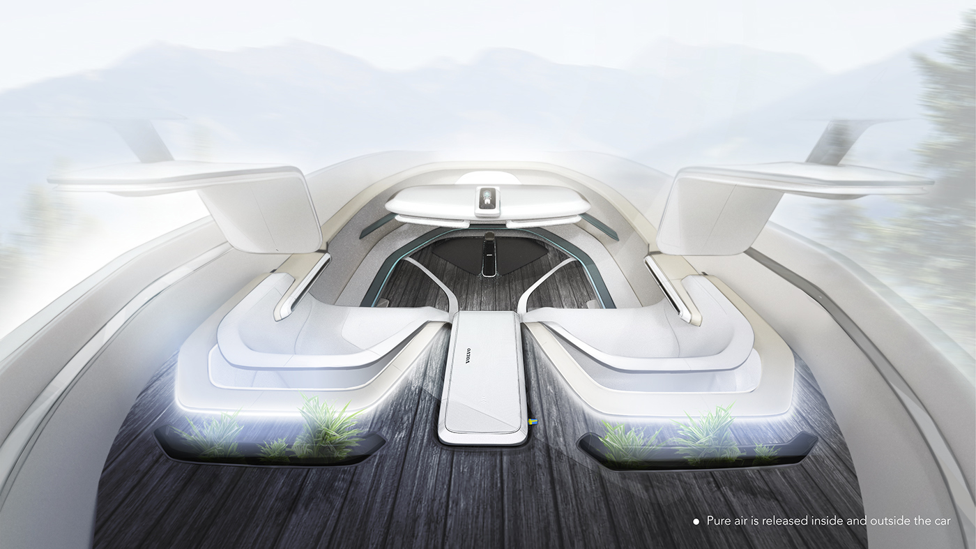 Automobile design，conceptual design，Give back to nature，