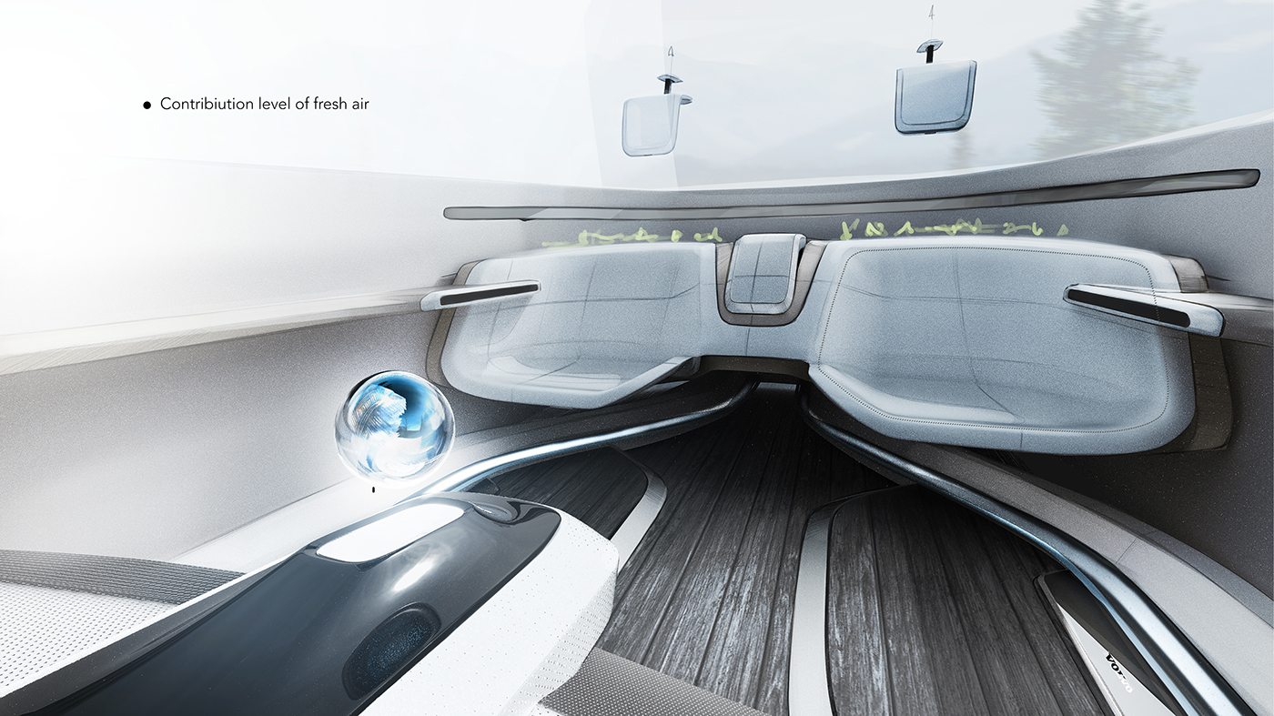 Automobile design，conceptual design，Give back to nature，