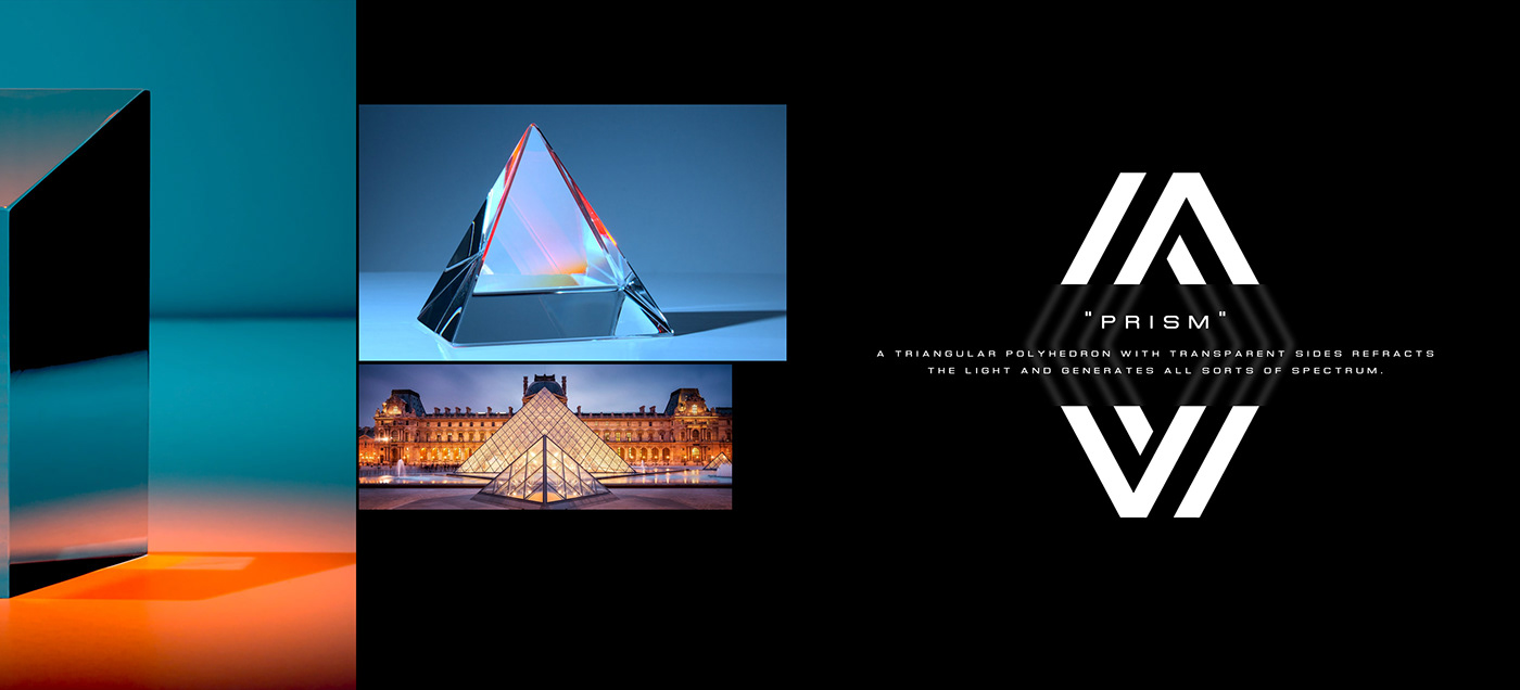 Prism，Automobile design，Hand drawn，