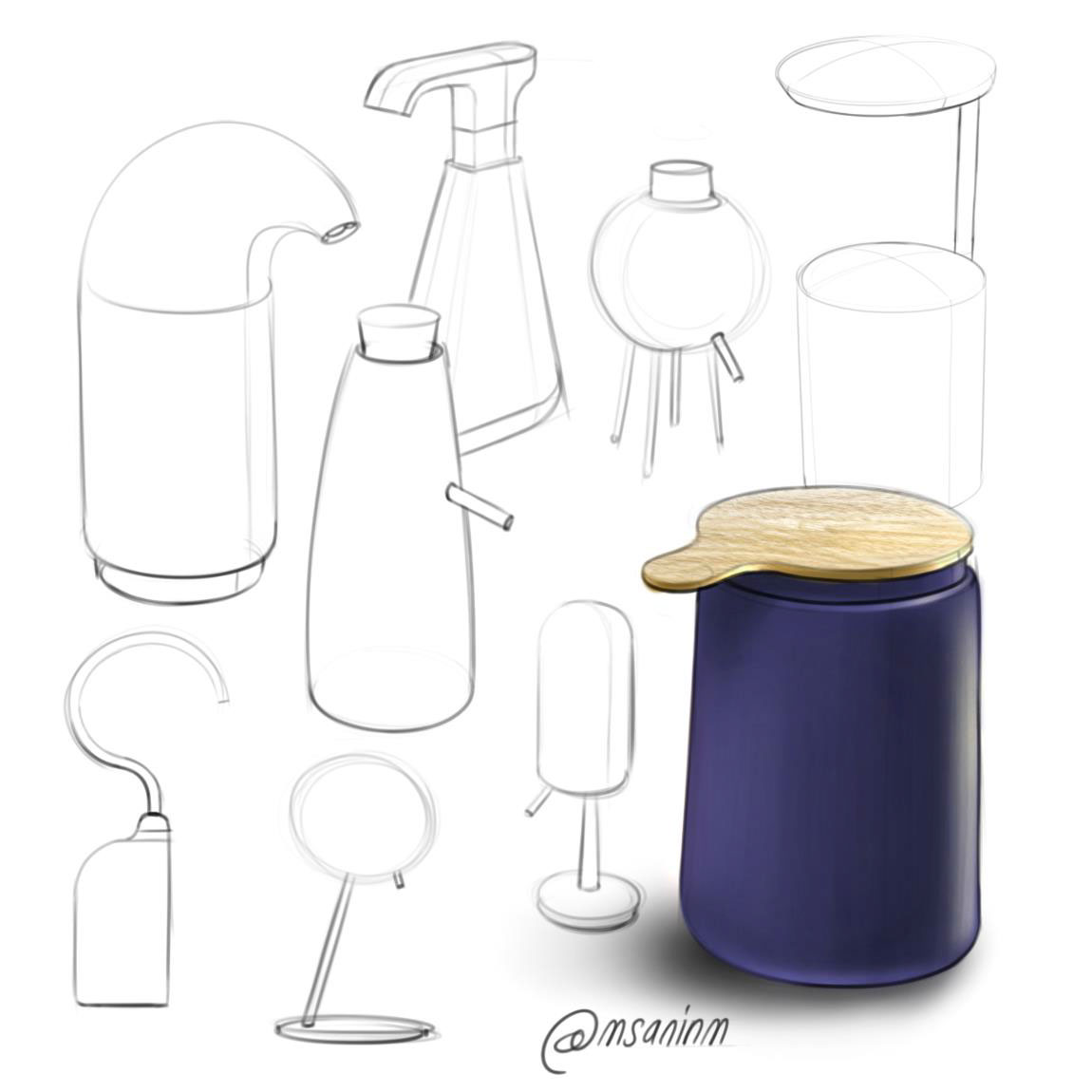 Hand drawn，draft，pretty，Collection，