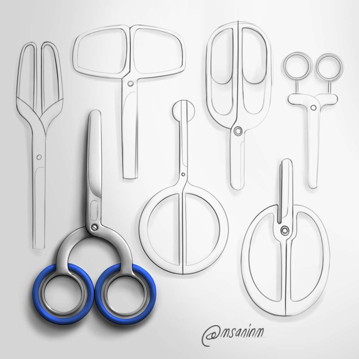 Hand drawn，draft，pretty，Collection，