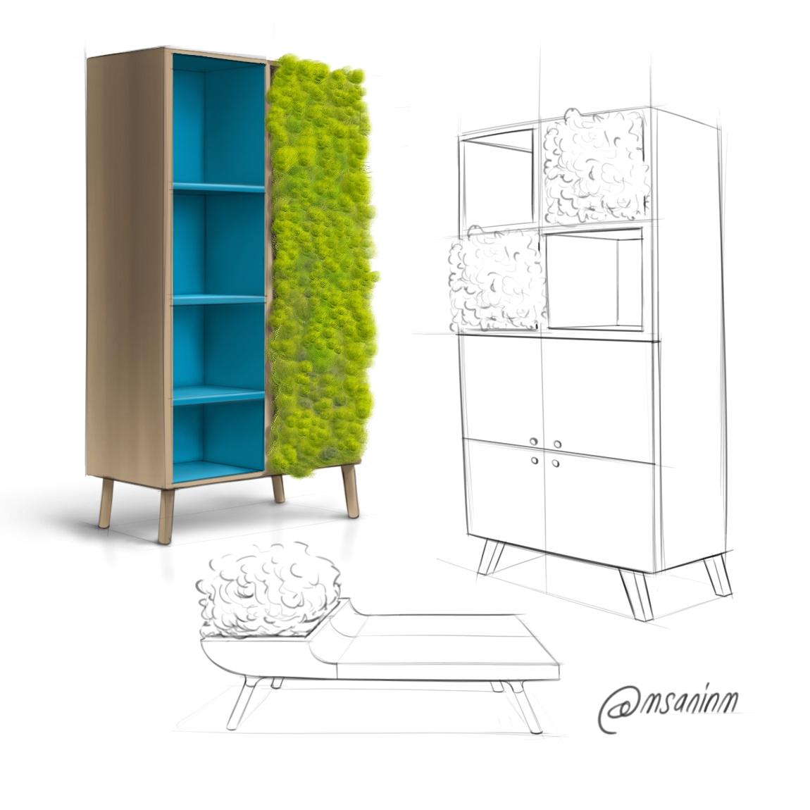 Hand drawn，draft，pretty，Collection，