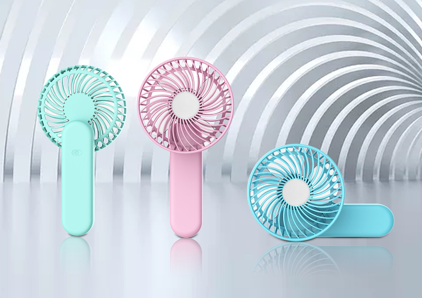 Handheld fan，