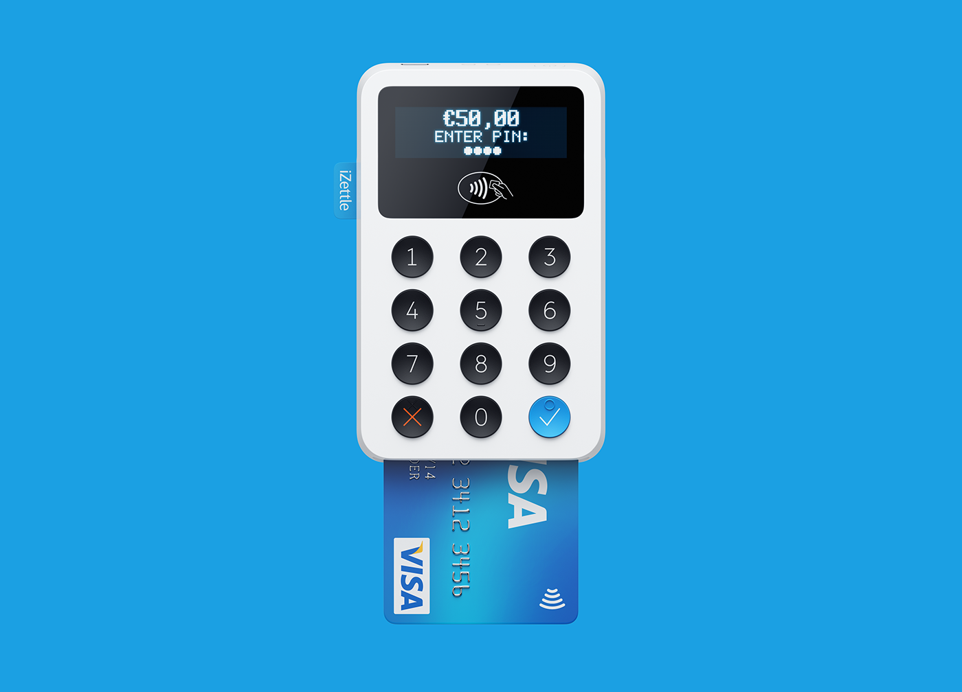 intelligence，white，card reader，iZettle，