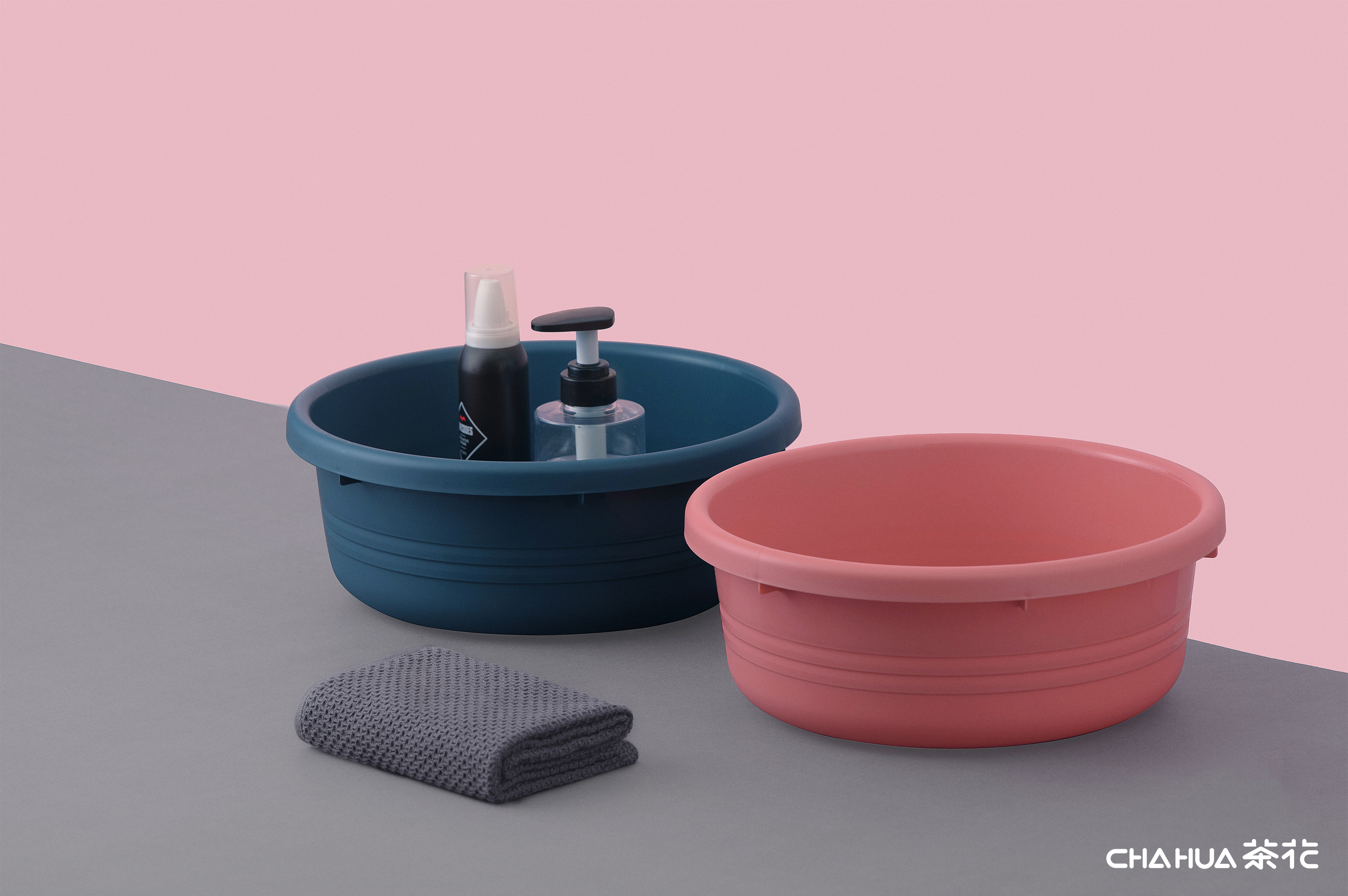 Camellia，Home Furnishing，basin，bucket，Basin barrel combination，