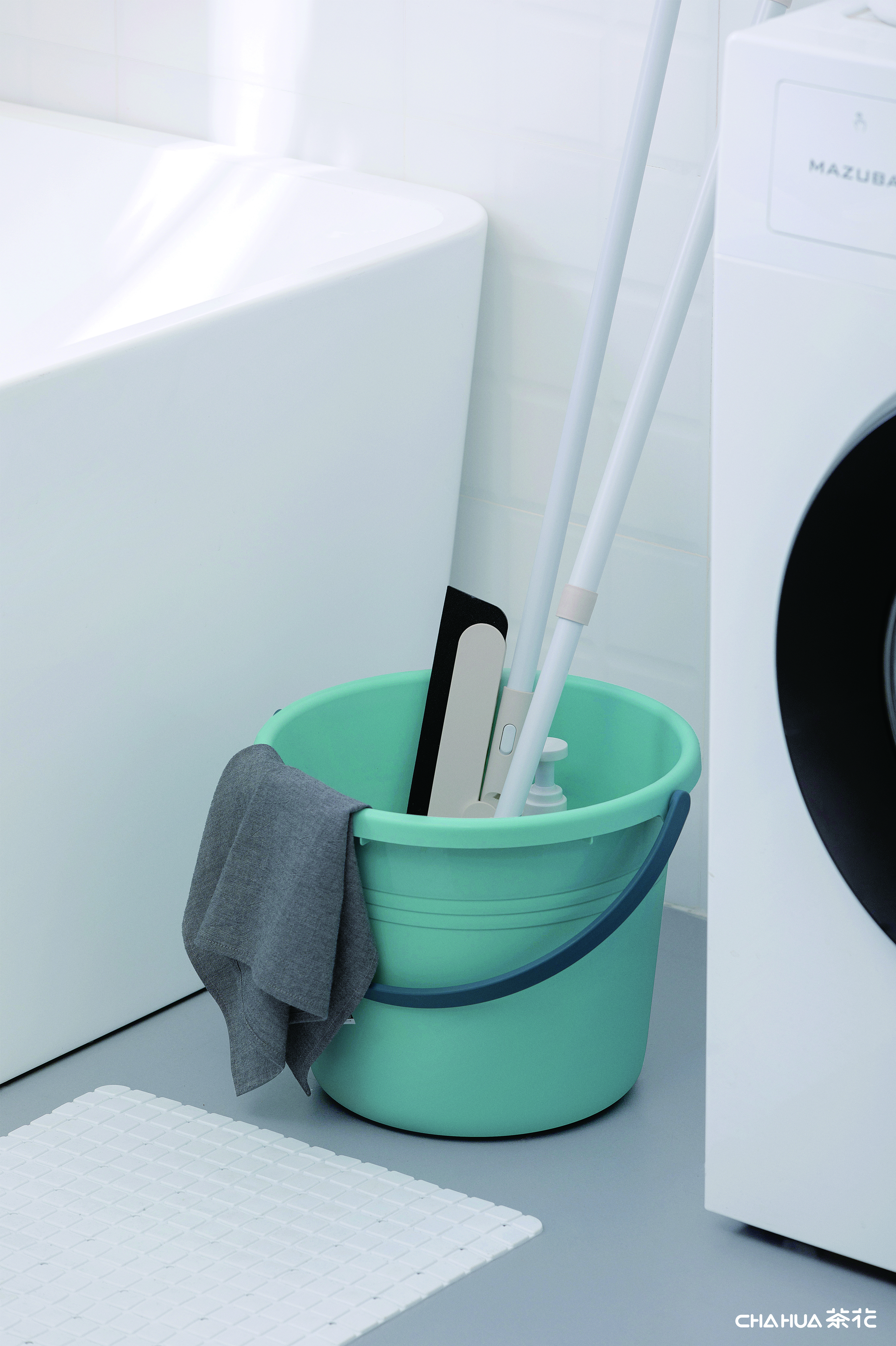 Camellia，Home Furnishing，basin，bucket，Basin barrel combination，