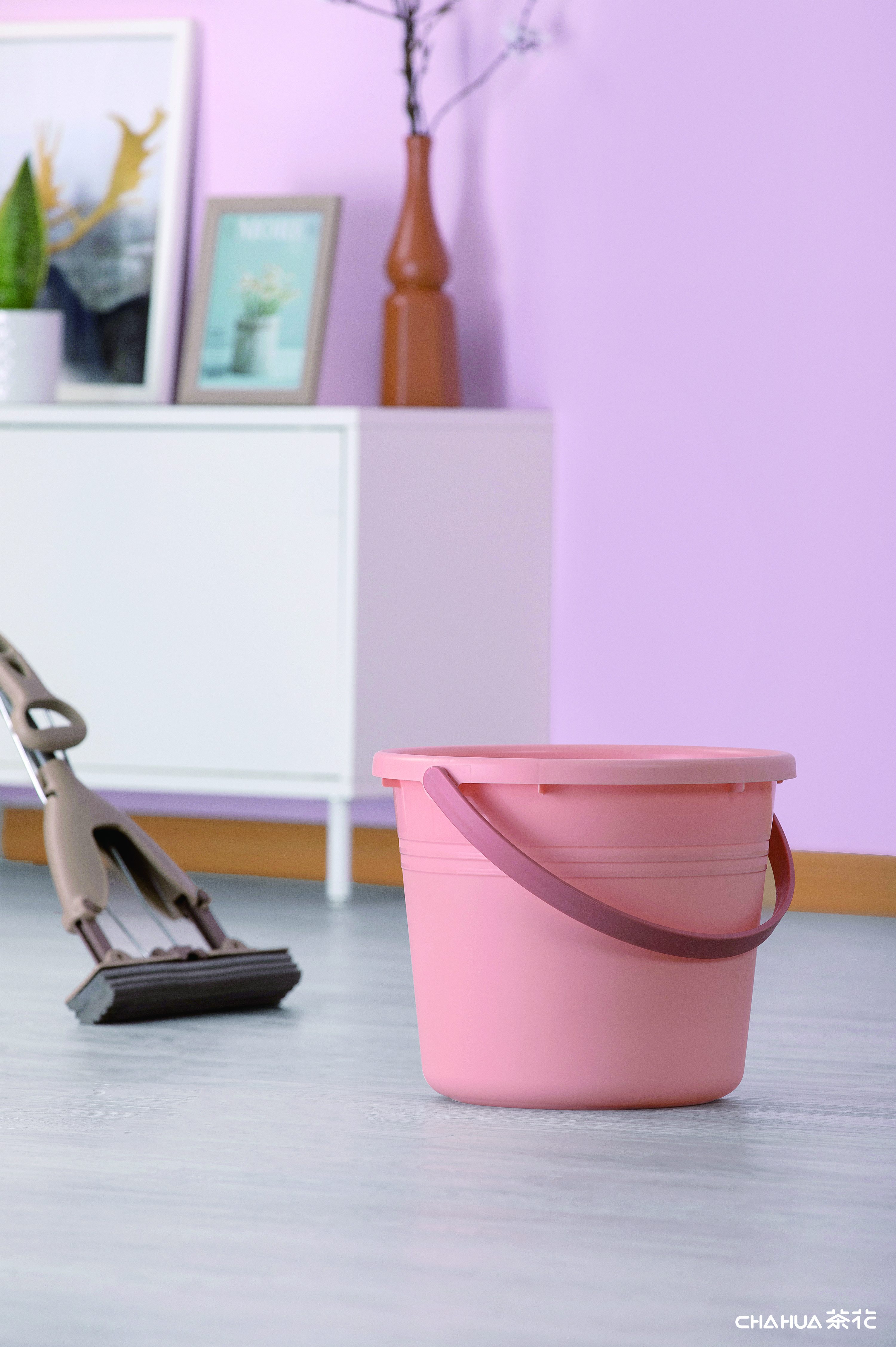 Camellia，Home Furnishing，basin，bucket，Basin barrel combination，