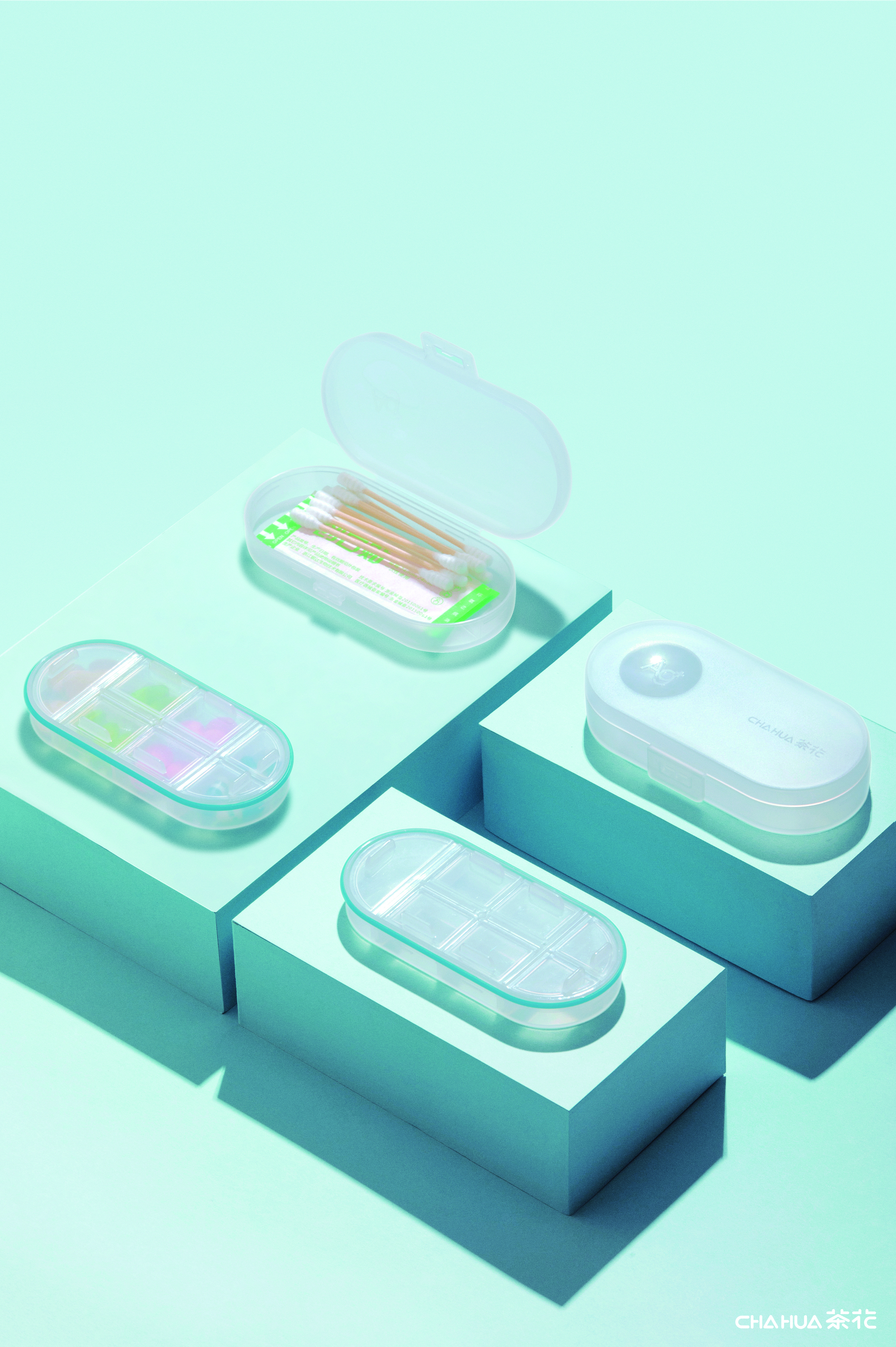 Camellia，Home Furnishing，Antibacterial，Silver ion，Receive，Medicine box，