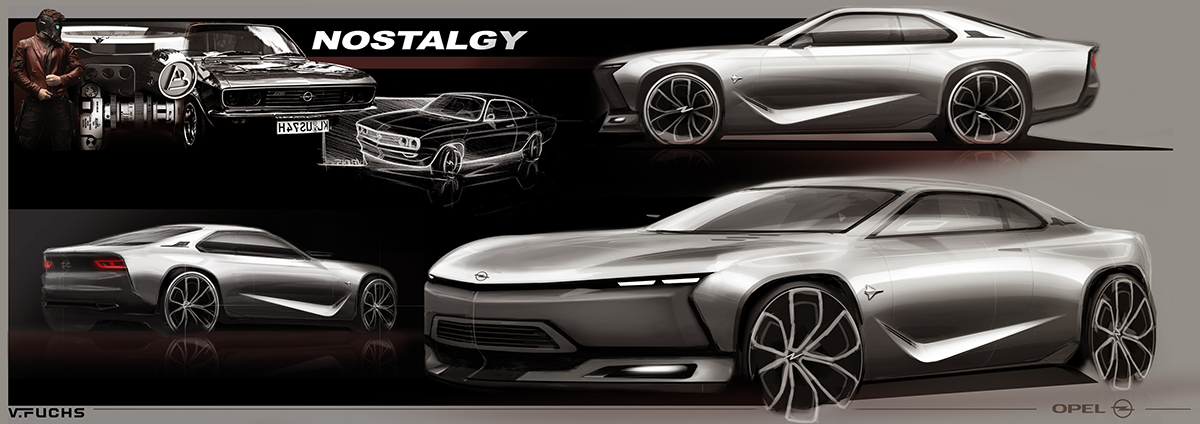 Automobile design，conceptual design，sketch，3D modeling，
