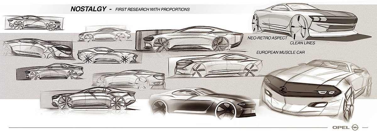 Automobile design，conceptual design，sketch，3D modeling，