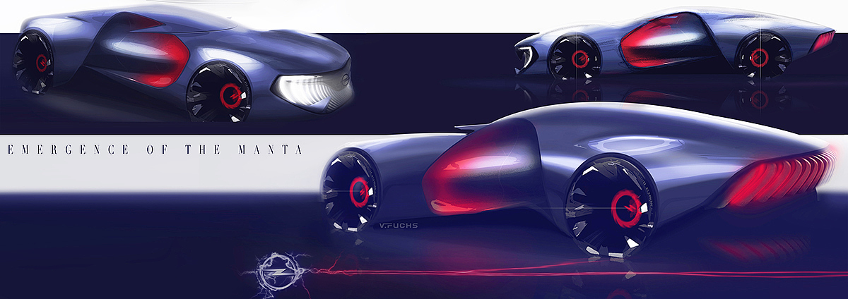 Automobile design，conceptual design，sketch，3D modeling，