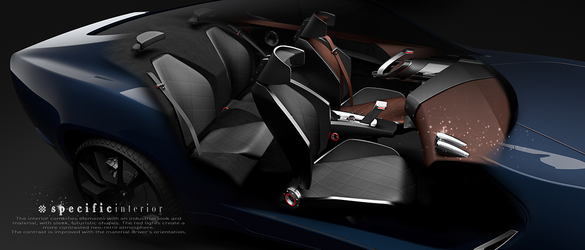 Automobile design，conceptual design，sketch，3D modeling，