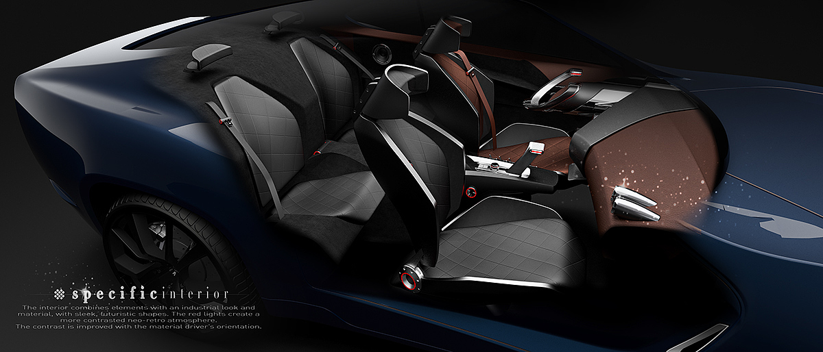 Automobile design，conceptual design，sketch，3D modeling，