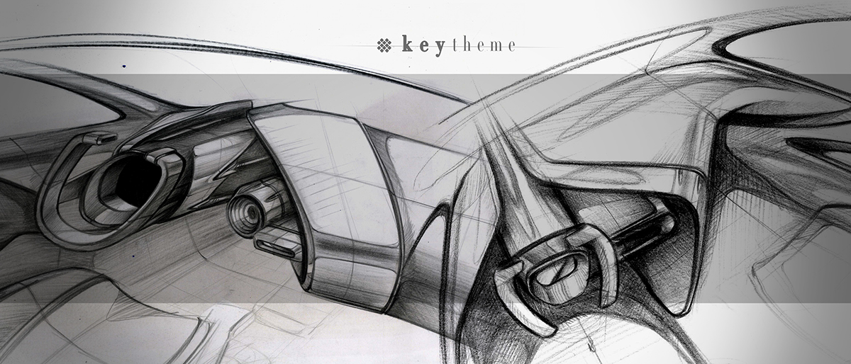 Automobile design，conceptual design，sketch，3D modeling，