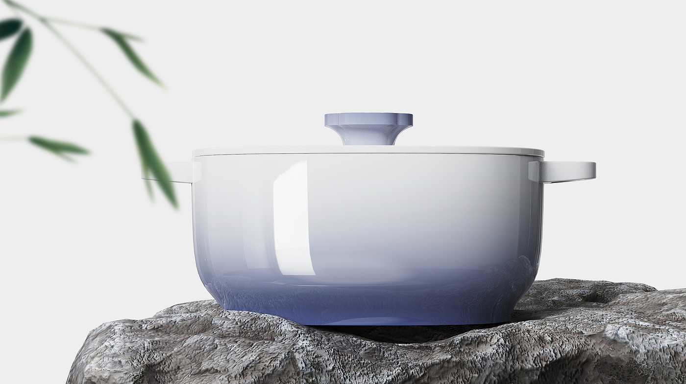 National tide，Enamel pot，kitchen，