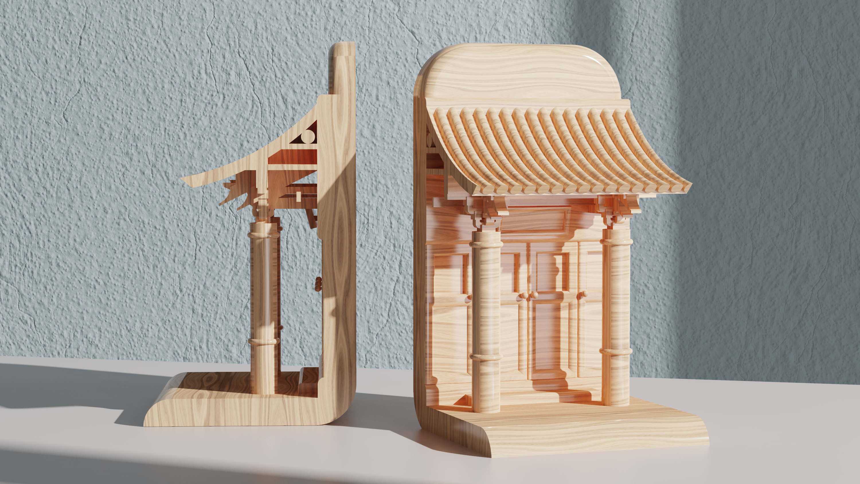 bookends，Mortise and tenon，tradition，Cultural creation，