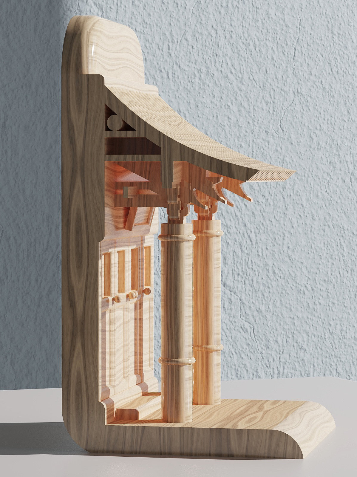 bookends，Mortise and tenon，tradition，Cultural creation，