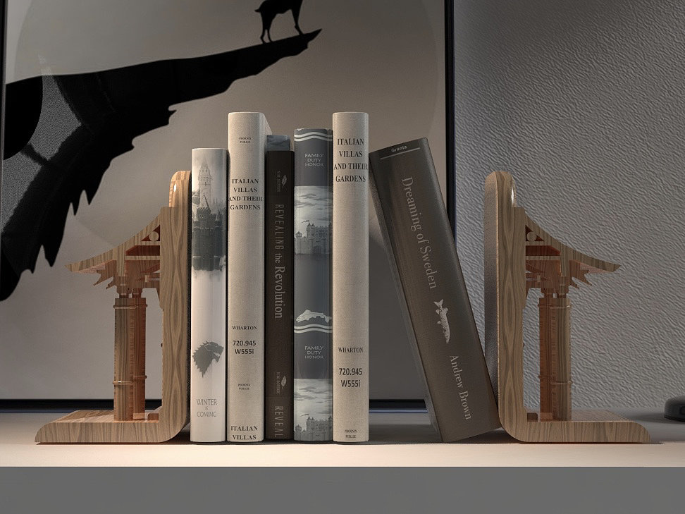 bookends，Mortise and tenon，tradition，Cultural creation，