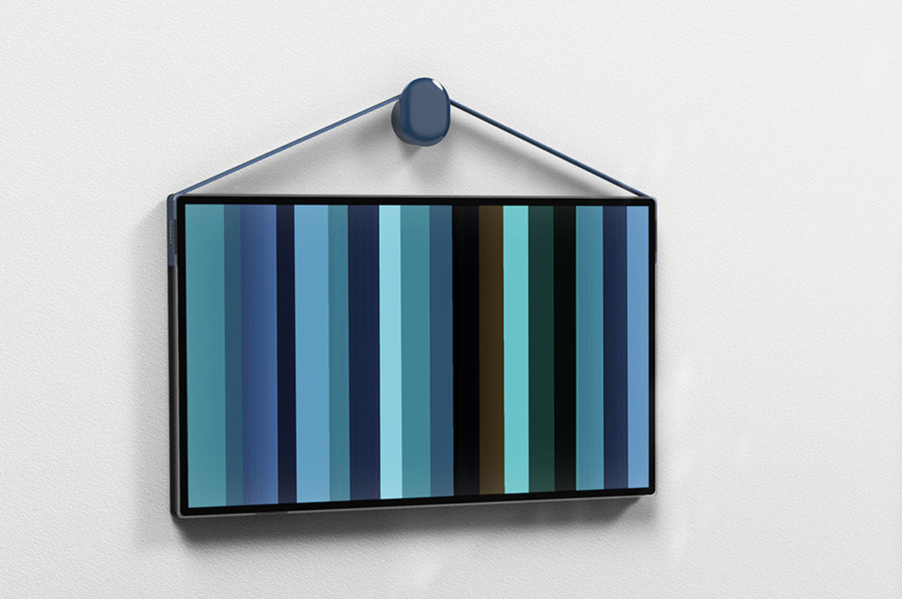 Samsung series 4 LED，Chandelier TV，Clean suspension layout，Free switching，No installation required，