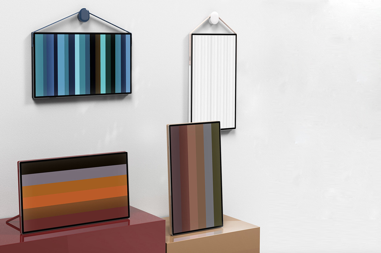 Samsung series 4 LED，Chandelier TV，Clean suspension layout，Free switching，No installation required，