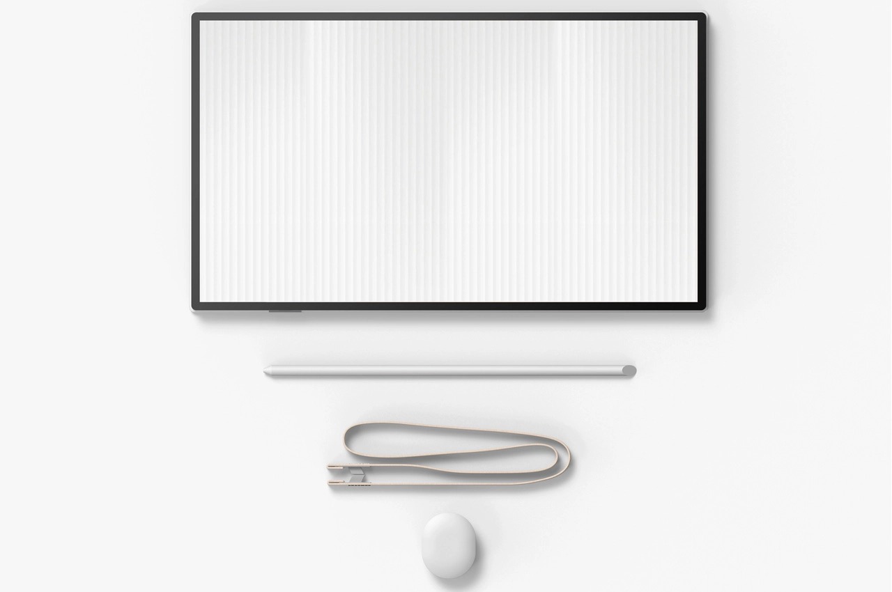 Samsung series 4 LED，Chandelier TV，Clean suspension layout，Free switching，No installation required，