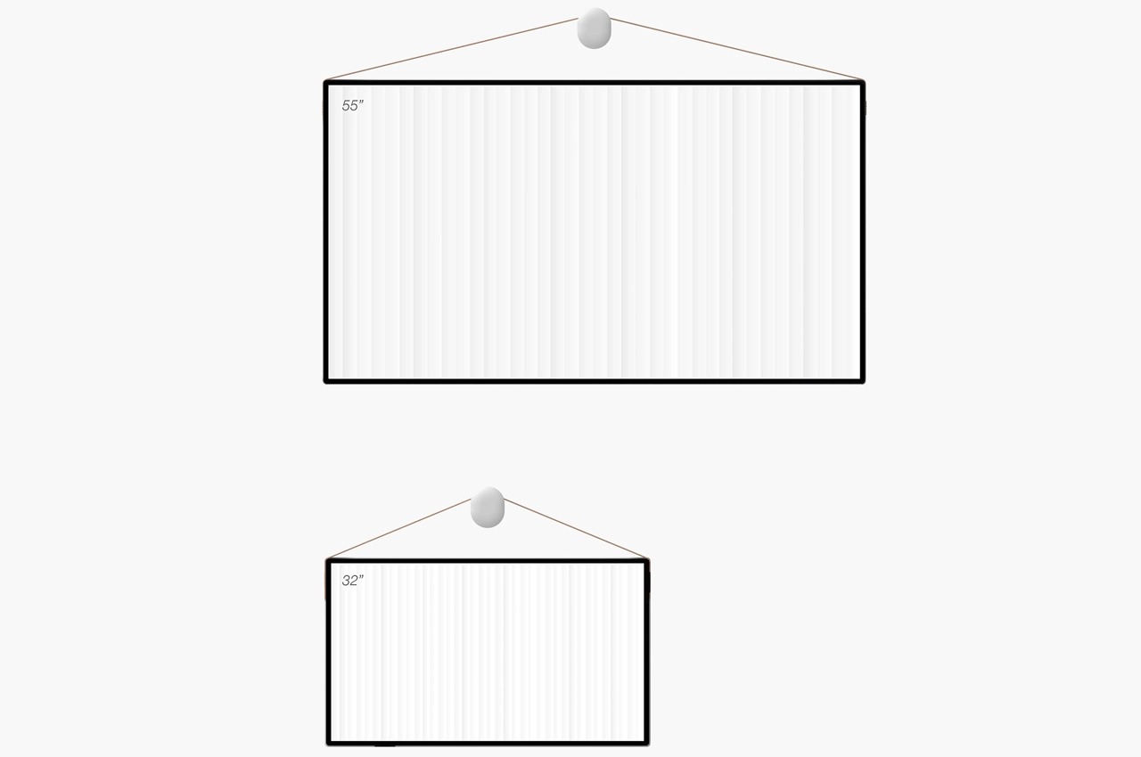 Samsung series 4 LED，Chandelier TV，Clean suspension layout，Free switching，No installation required，