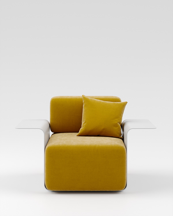 Armchair，POLTRONAS CUBO，Soft and comfortable，