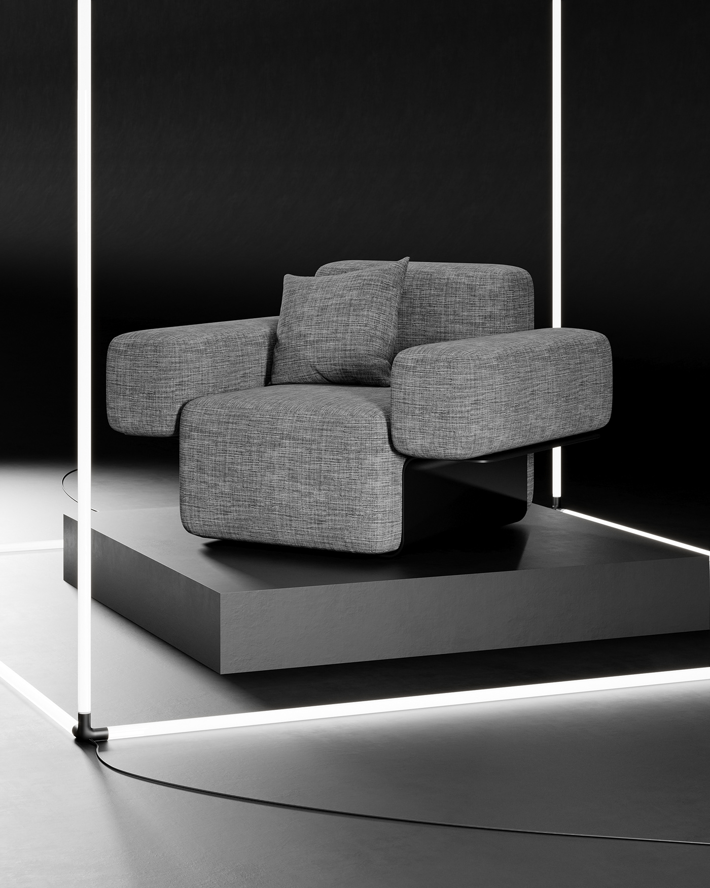 Armchair，POLTRONAS CUBO，Soft and comfortable，