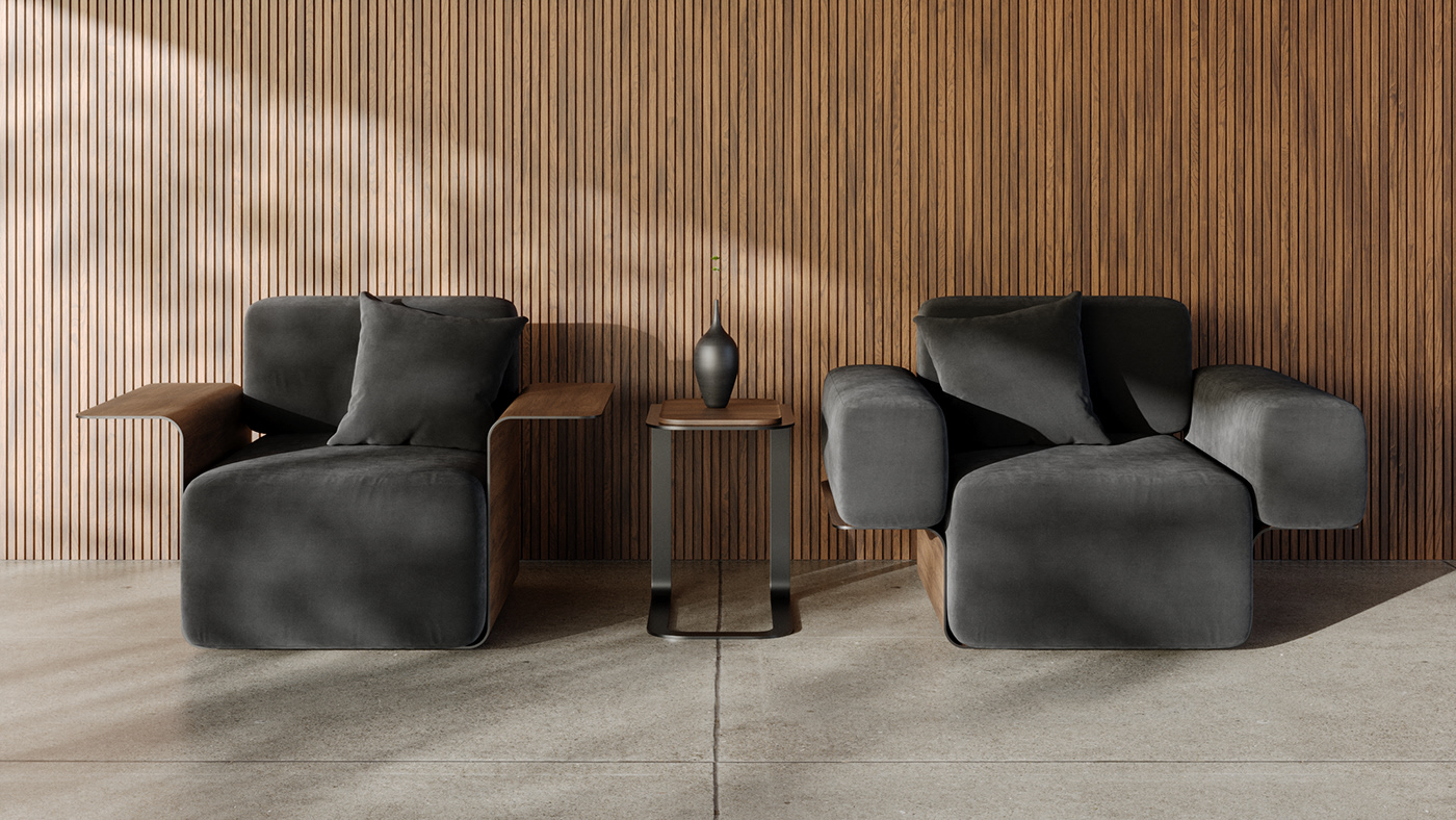 Armchair，POLTRONAS CUBO，Soft and comfortable，