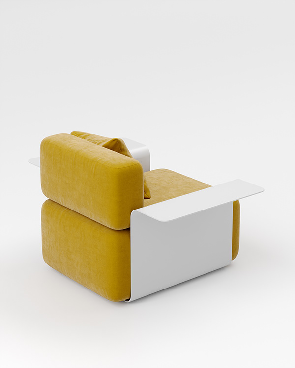 Armchair，POLTRONAS CUBO，Soft and comfortable，