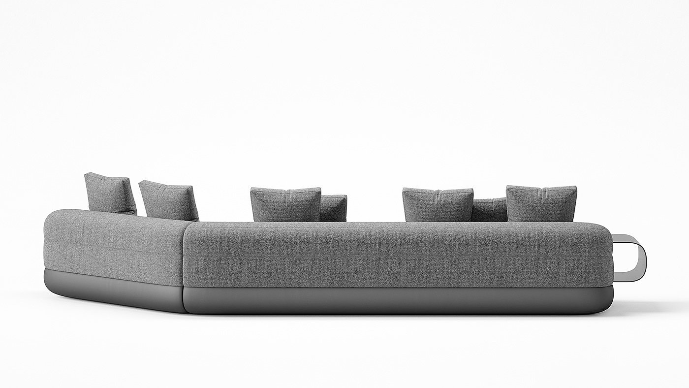 sofa，comfortable，Long and big，