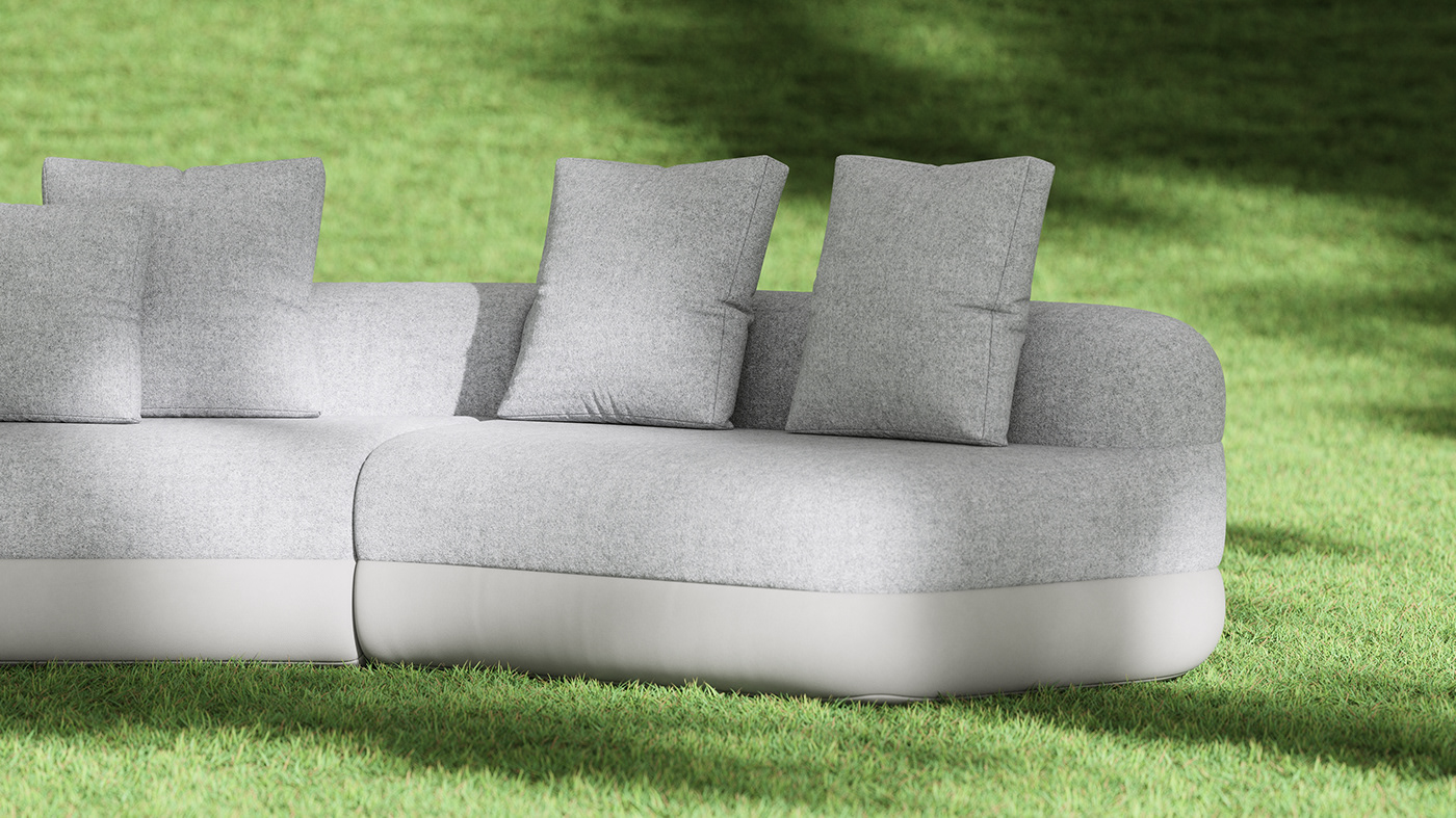 sofa，comfortable，Long and big，