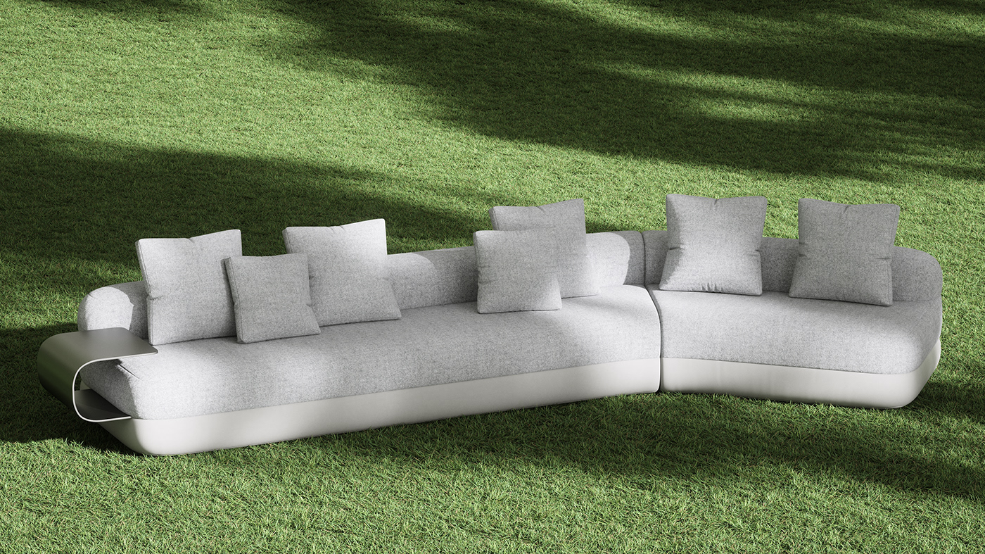 sofa，comfortable，Long and big，