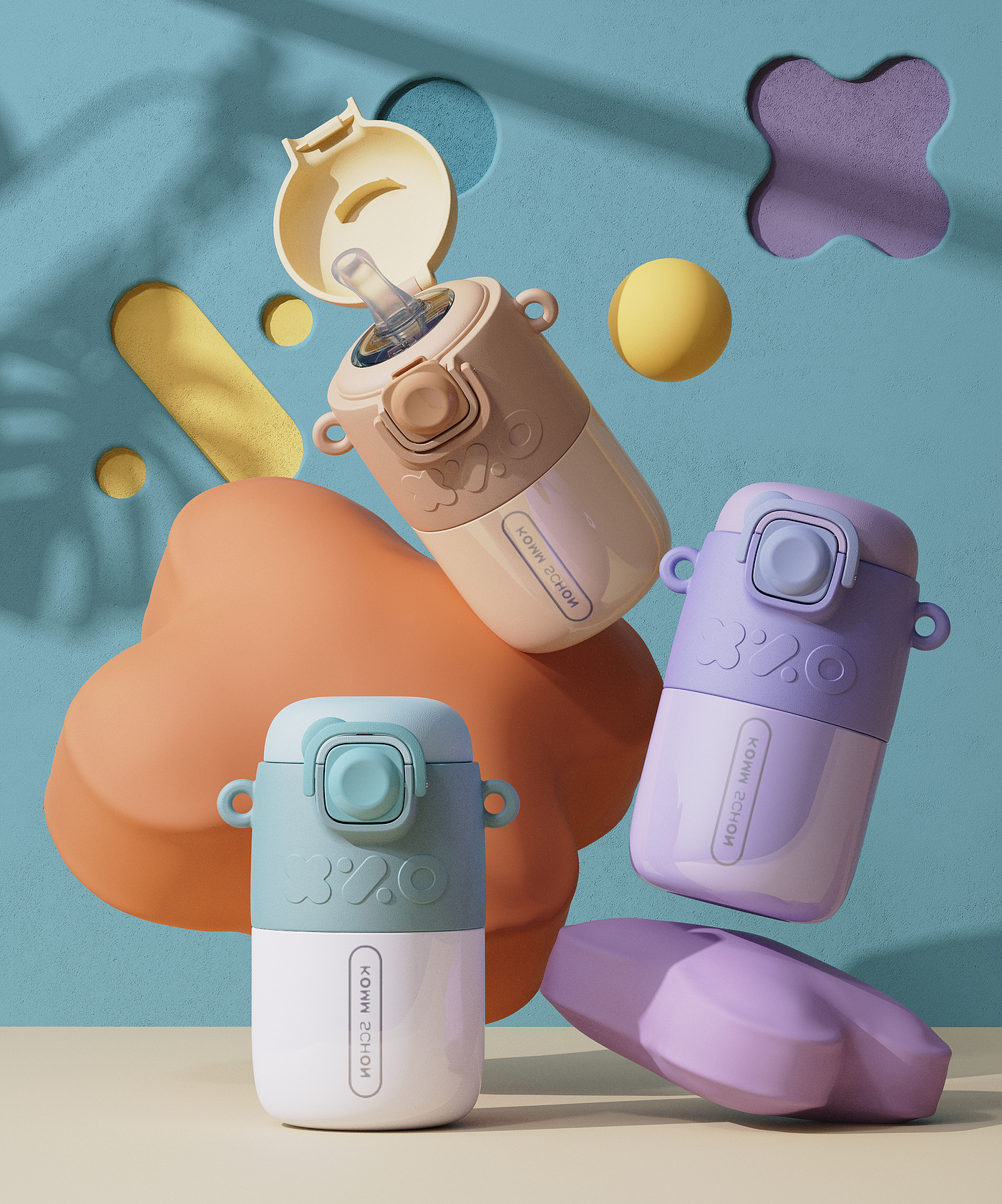 Design of symbolic thermos cup，