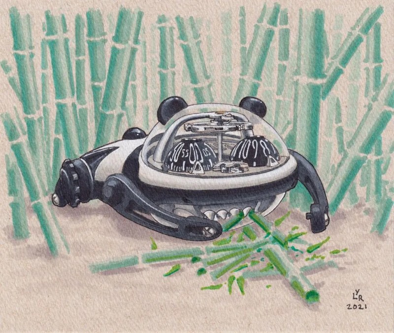 PANDA，Watch design，Figurative simulacrum，