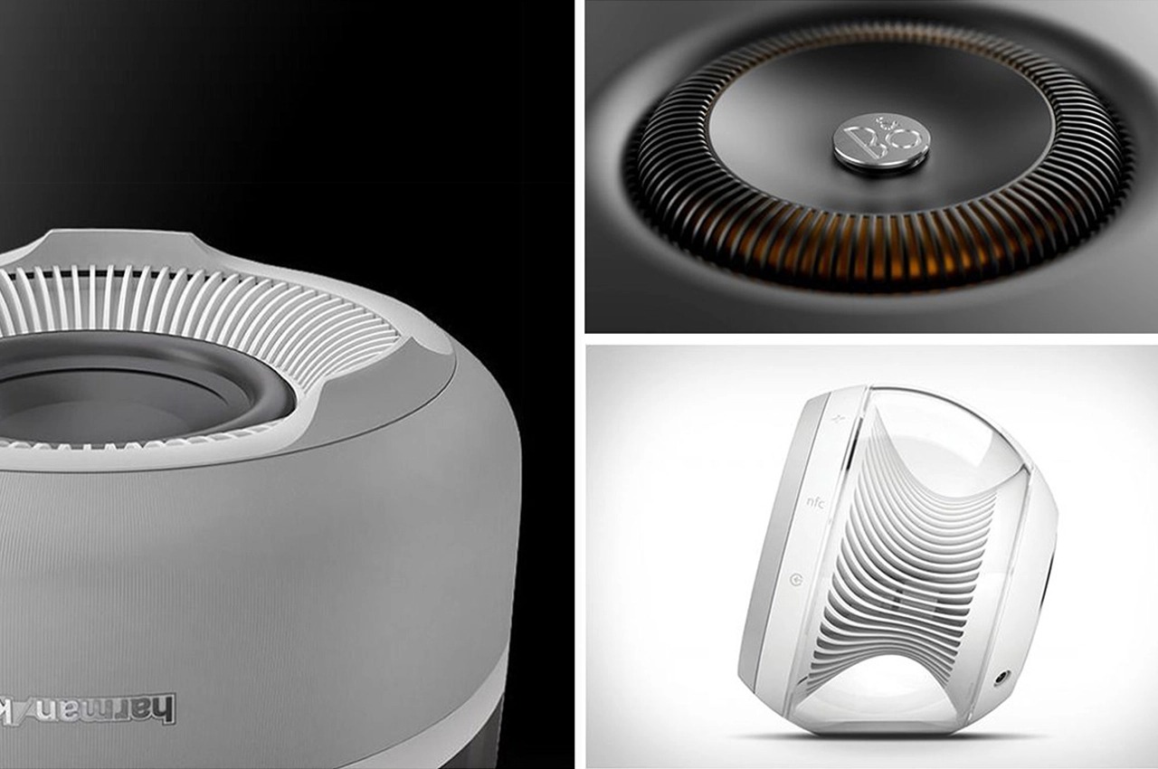 Sculptural sense，speaker，abstract，Chrome plating，