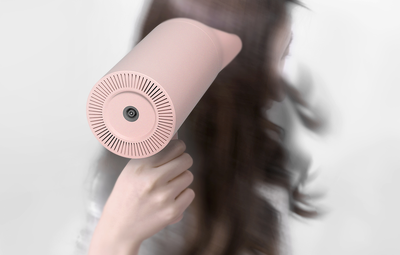 delicious，hair drier，dryer，conceptual design，pink，