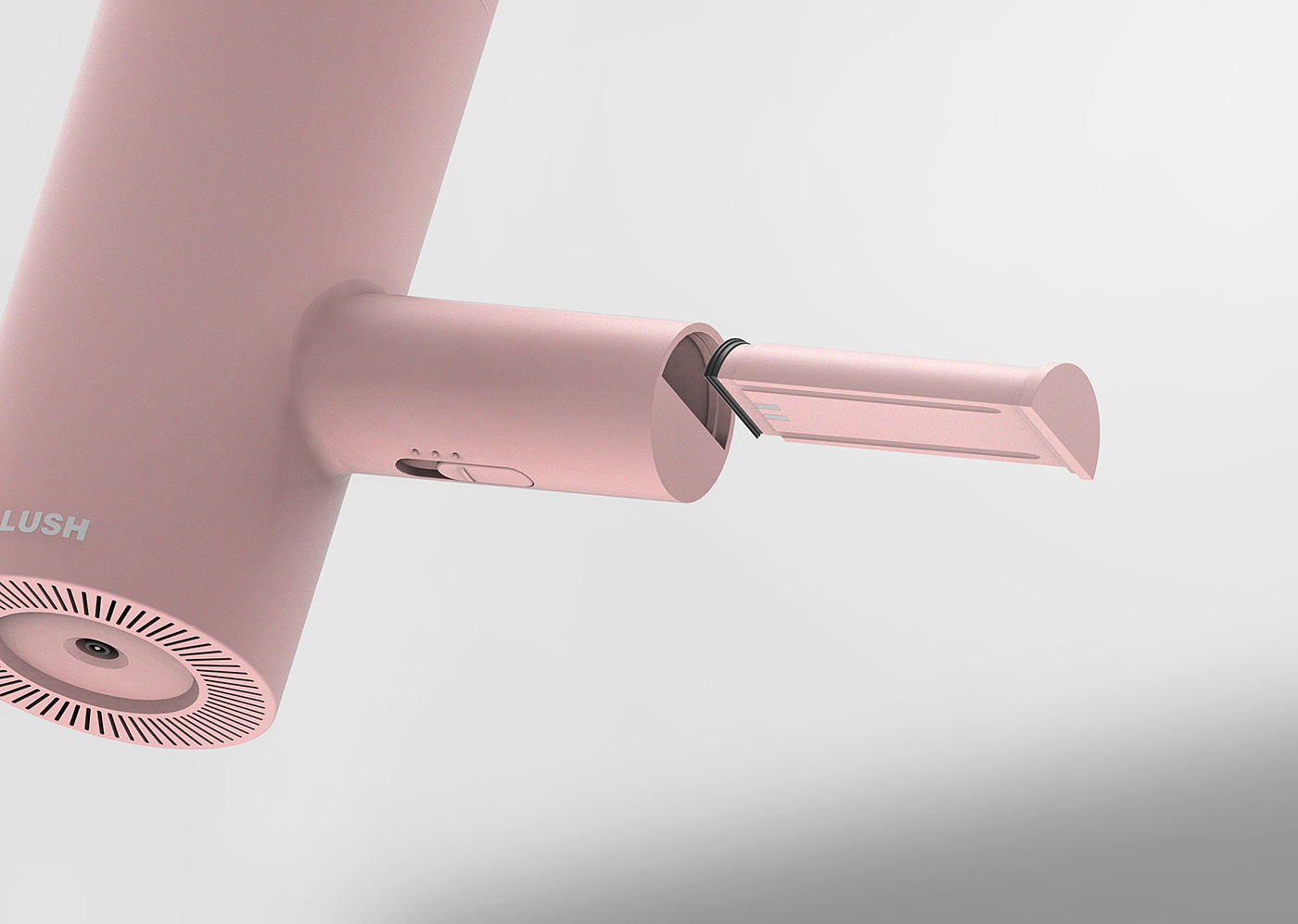 delicious，hair drier，dryer，conceptual design，pink，
