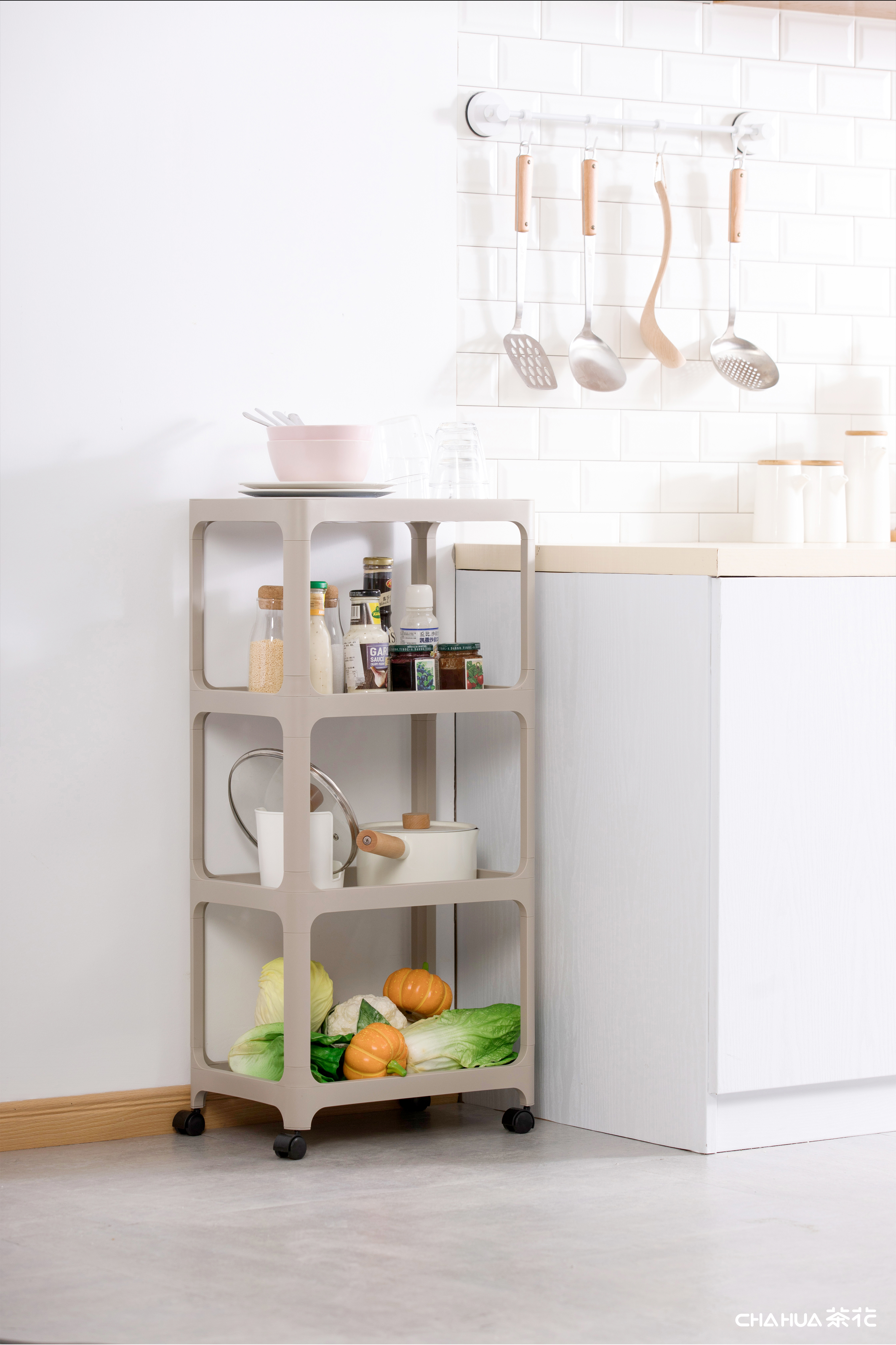 Camellia，Home Furnishing，Receive，Storage rack，portability，