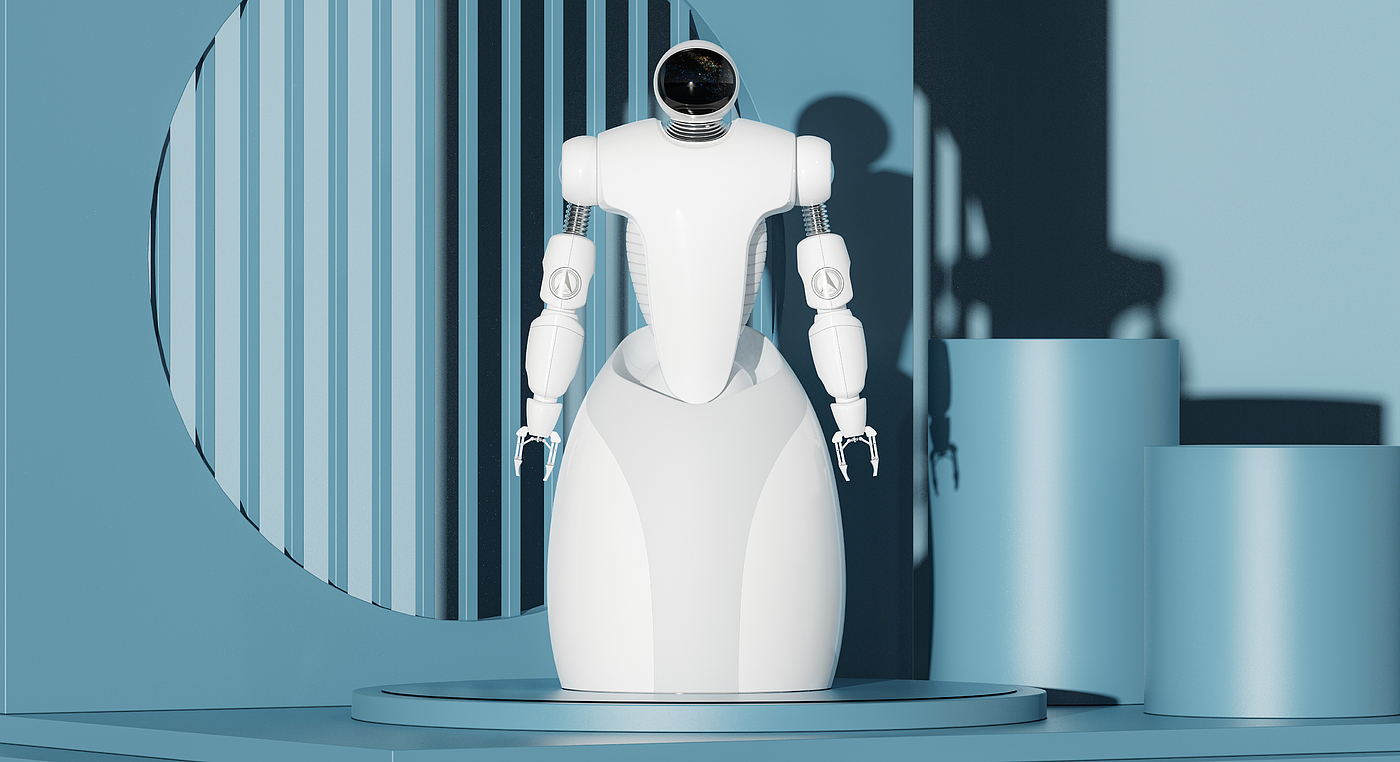 artificial intelligence，tea with milk，robot，