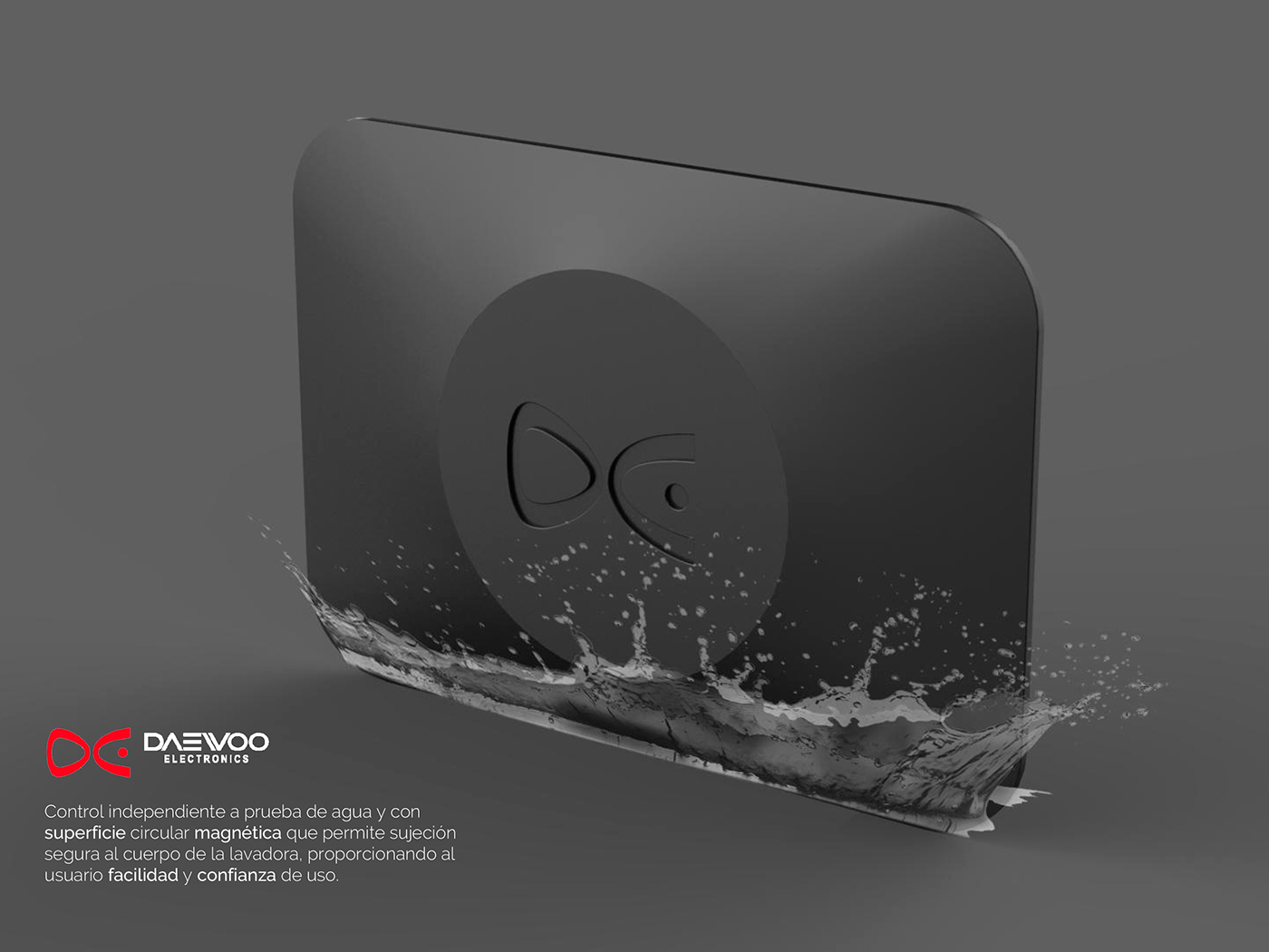 Daewoo，Washing machine，industrial design，New experience，touch screen，