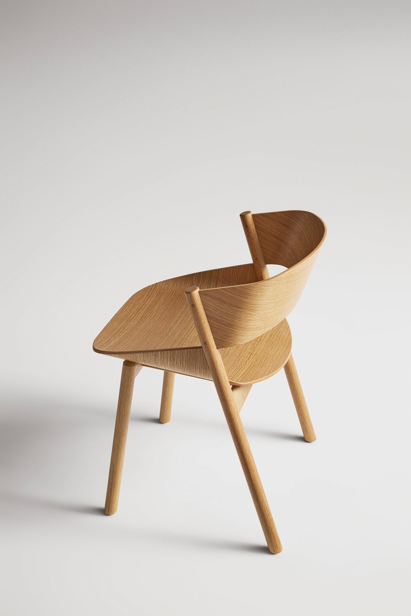 椅子，餐椅，木制，Blu Dot，