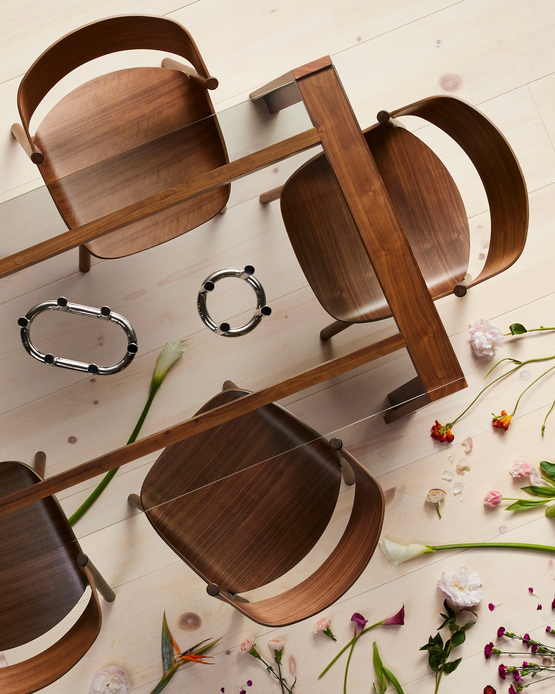 chair，Dining chair，wooden ，Dot Blue，