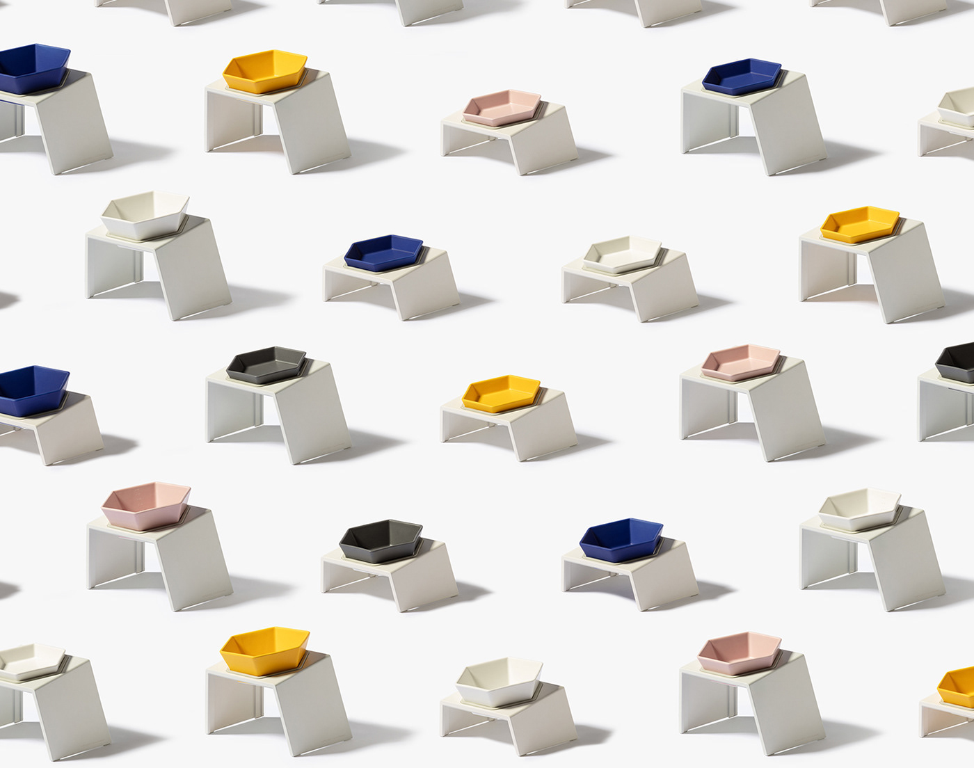 Pets，tableware，hexagon，Multicolor，