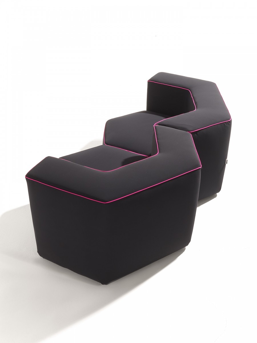 Karim，black and white，HEX，sofa，