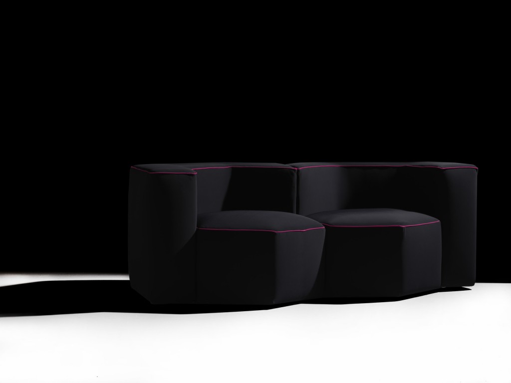 Karim，black and white，HEX，sofa，