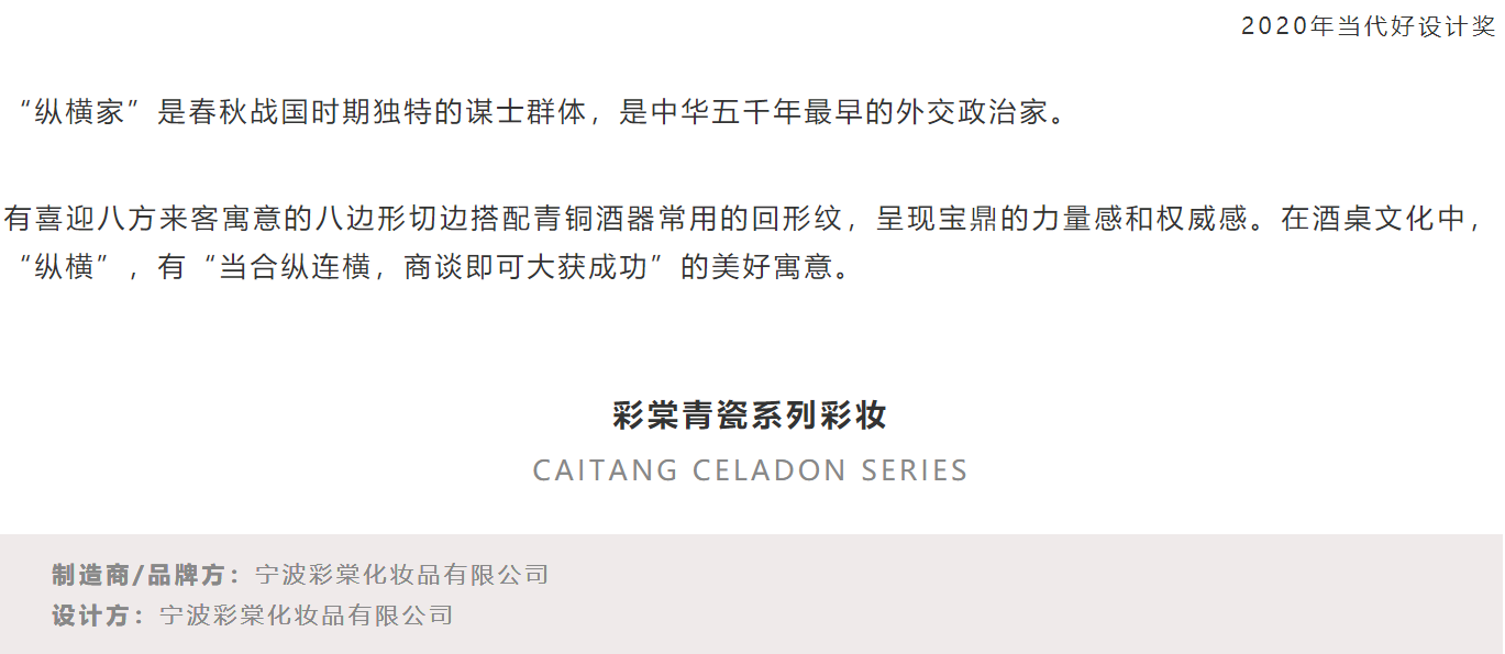 packing design，Design trend，Contemporary good design award，award-winning work，